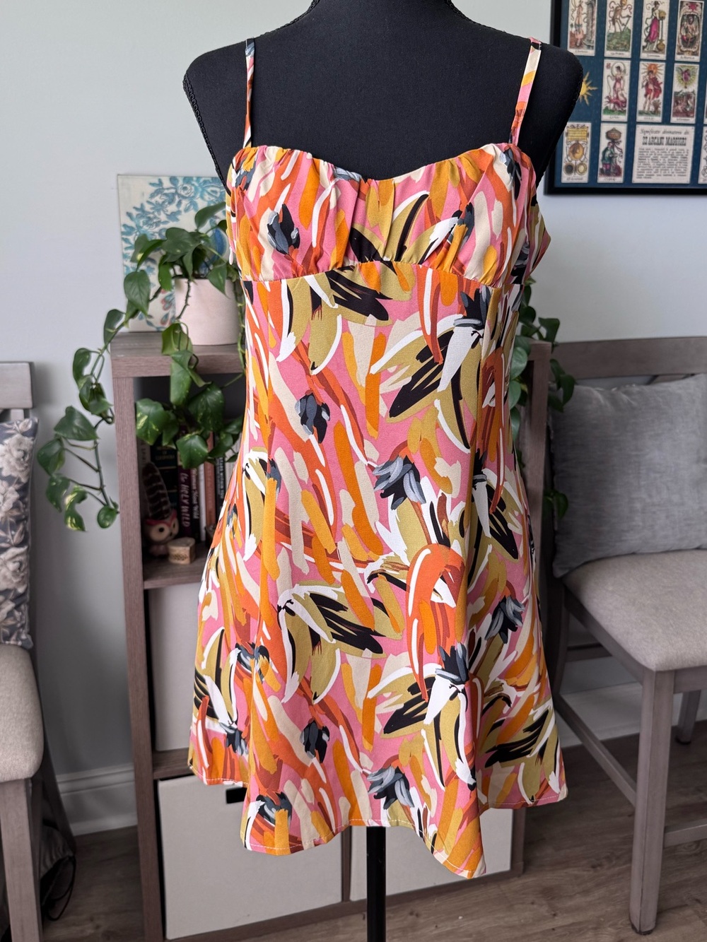 Spaghetti Strap Mini Dress